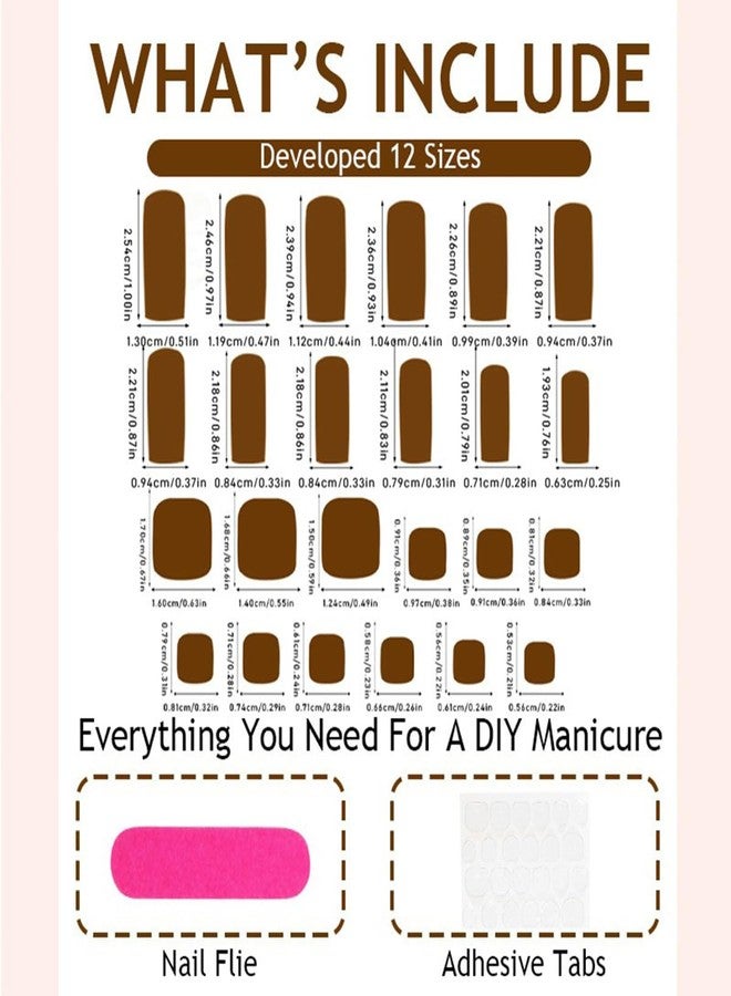 HJKDSFD 48Pcs Orange French Tip Press on Nails and Toenails Set Medium Length Square Fake Nails Full Cover Summer Acrylic Stick Nails Kit Reusable Short Square False Toenails for Women DIY Manicure - Image 5