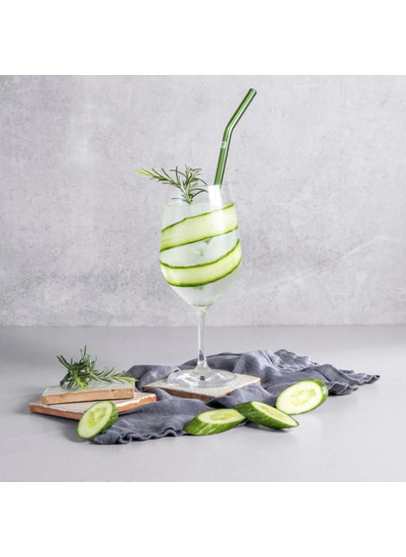 Zwilling ZWILLING Sorrento 5pc Bent Glass Straw Set  Multi Color  - Image 3