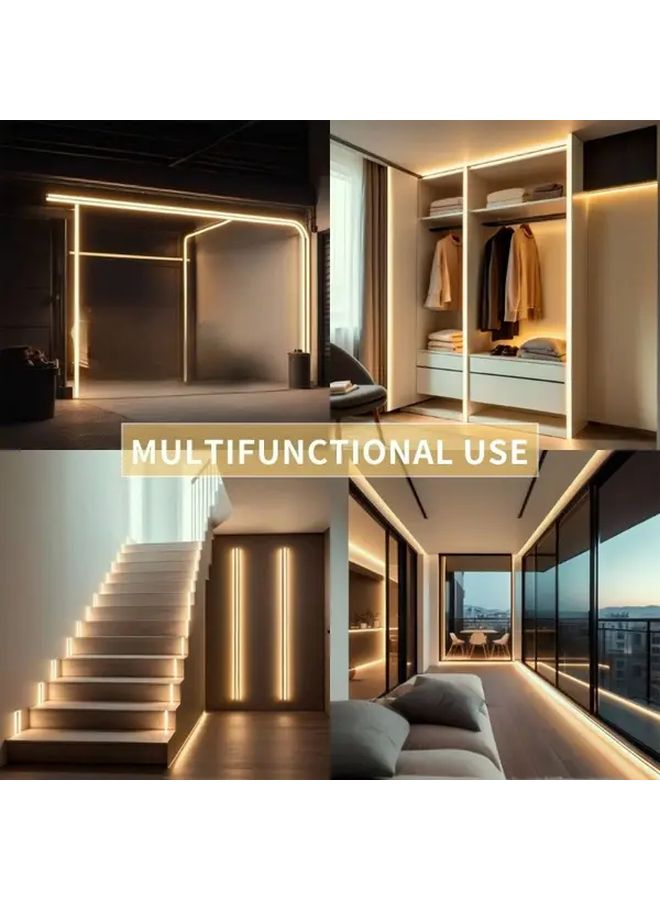 196.85 Inch Warm White USB Neon LED Strip Light Flexible for Home Decor - Image 5