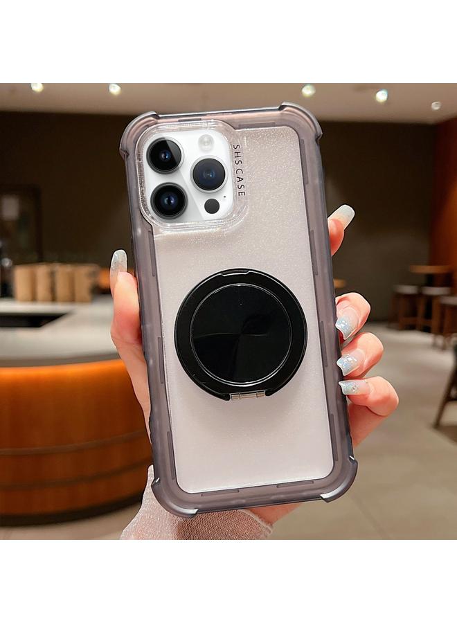 S-TOP Case For iPhone 14 Pro Matte TPU Hybrid PC 3-in-1 MagSafe Holder Phone Case - Image 1