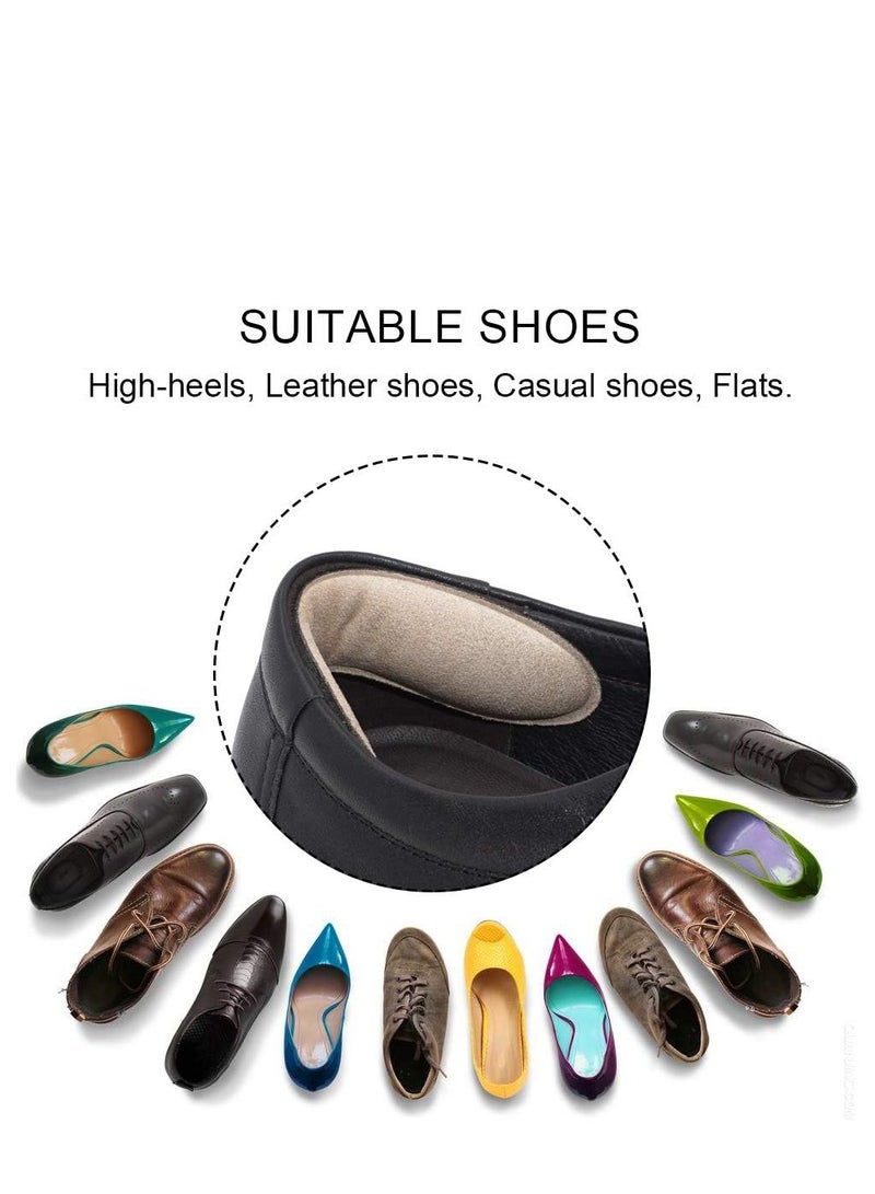 زوج واحد بطانة كعب القدم للأحذية الكبيرة جدًا، بطانات نعل الأحذية للأحذية الفضفاضة، تمنع انزلاق الكعب والاحتكاك، غير قابلة للانزلاق - Image 2