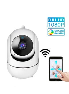 YUNSYE Indoor Security Camera 1080P Wifi Camera Baby Monitor with Cloud Storage, Motion Detection, Automatic tracking，Two-Way Audio, IR Night Vision  - Image 1