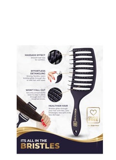 Signature Duo: 2-Pack Professional Curved Vented Hair Detangler Brush | Hair Brush for Fast Drying | Wide Frame Detangling Brush for Wet, Dry, Curly Thick Coiley or Straight Hair - pzsku/Z52E4419EF2066DE35EBFZ/45/_/1705932885/e542588f-5753-437f-bbde-655b484e012f