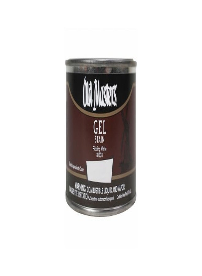 Old Masters 81008 Gel Stain Pint, Pickling White - Image 3