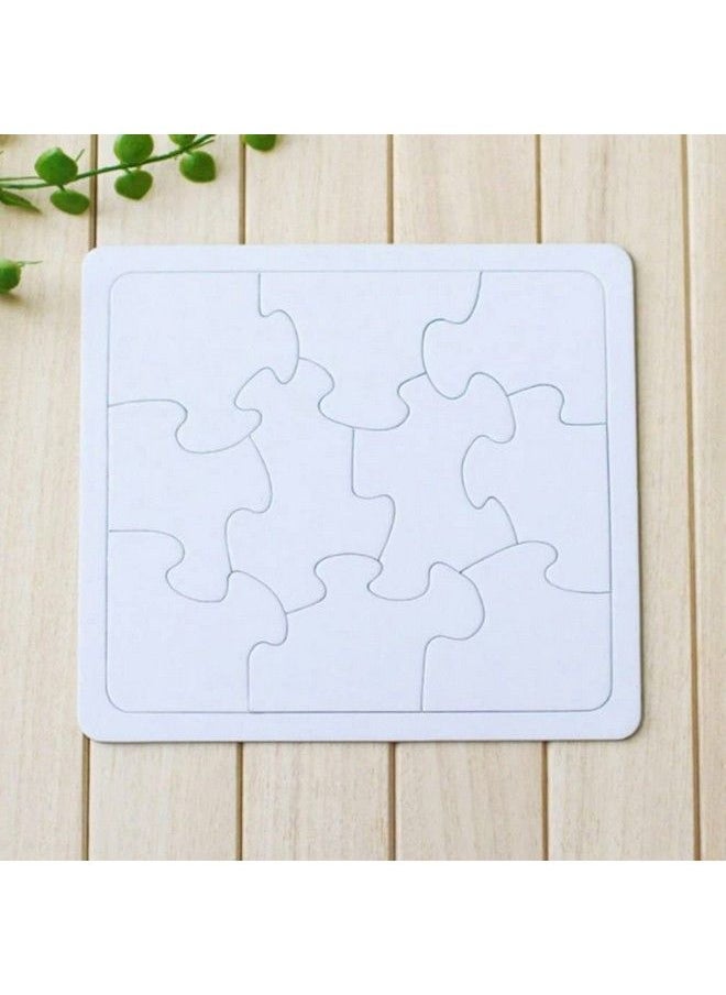 Toyvian - Sublimation Blank Puzzle 4 Pcs Kids Coloring Blank Puzzle Four Shapes Drawing Board Use As Party Favors Diy Invites And More (Random Style) - Image 1