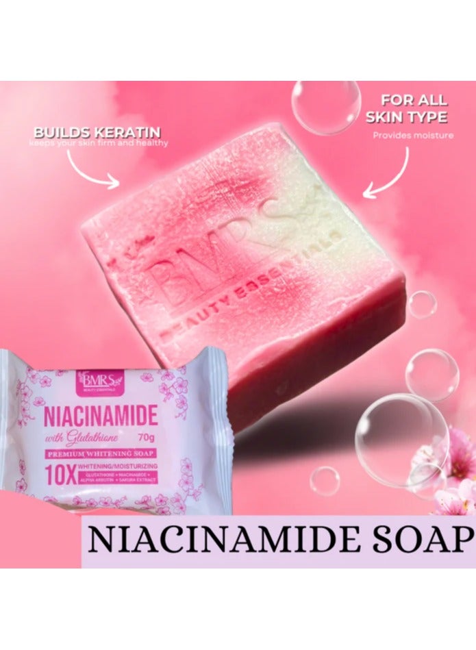 بمارس صابون النياسيناميد مع الجلوتاثيون 70 جرام - Image 2