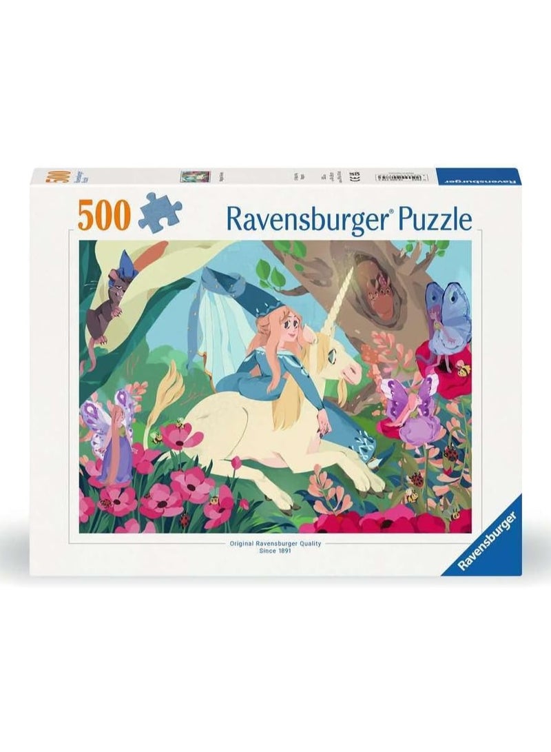 Ravensburger بازل رافنسبورجر الجنيات السحرية - بازل مكون من 500 قطعة للبالغين والأطفال يتميز بأعمال فنية سحرية للجنيات، جودة ممتازة مع قطع تناسب بشكل مثالي للمتعة الاسترخائية والإبداعية والتعليمية | 12000775-3 - Image 1