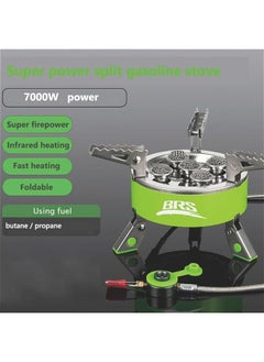 BRS Portable Gas Stove Powerful 7000w Propane Butane Outdoor, Camping, Hiking, Picnic Use Windproof, Durable, Compact Ideal for Survival & Cooking, Takes 2.5 Minutes to Boil 1l of Water (Five Burners)  - Image 3