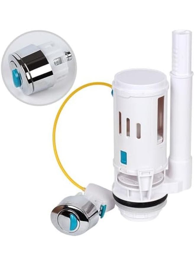 Dual Flush Valve Replacement Kit Adjustable Overflow Chrome Finish 0.5 2 Inch - Image 5