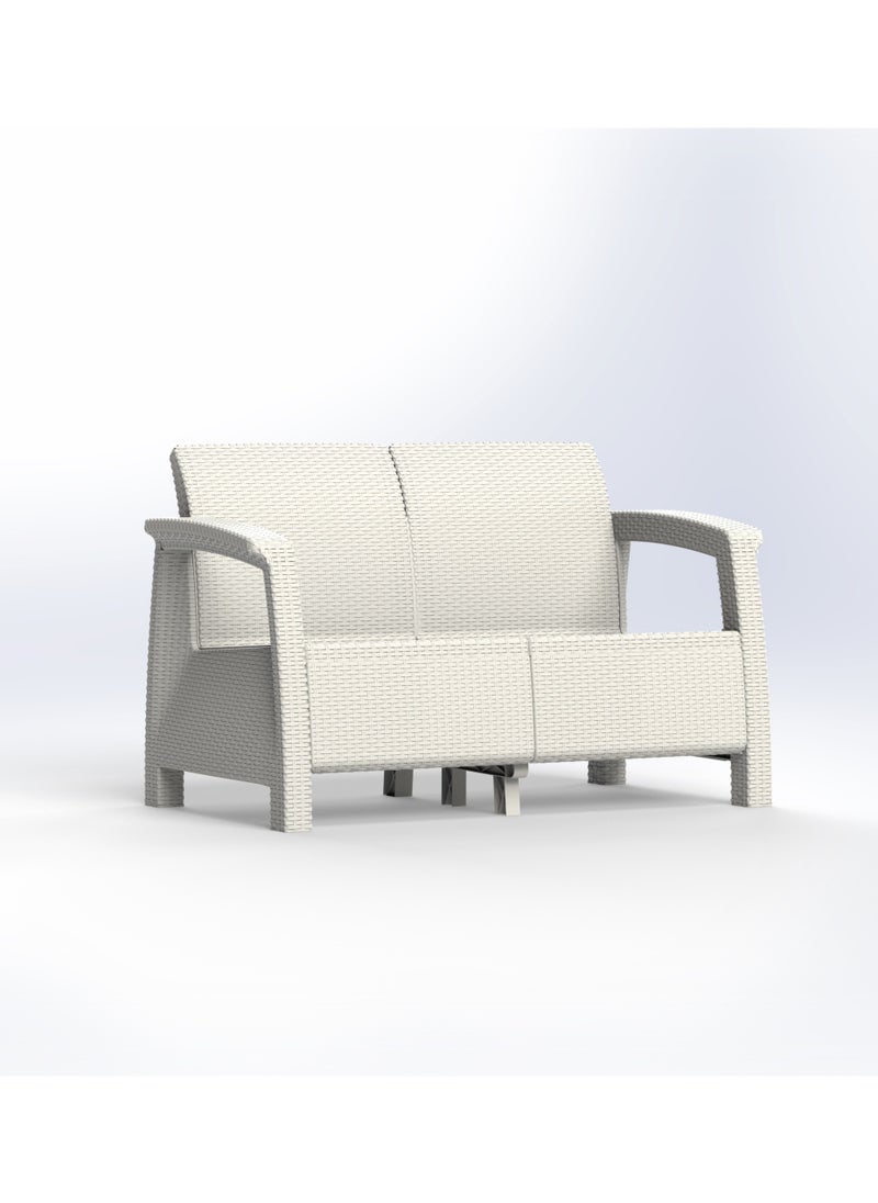3MPlast - 3MPlast Havana Sofa 4-Seater Set, Rattan Modern Outdoor Furniture, with Water Proof Cushion & Coffee table - Image 1