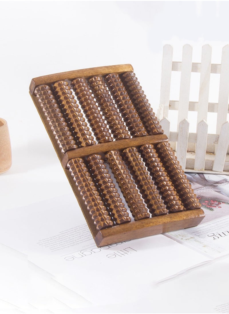 Beirui Wooden Foot Massager, Traditional Wooden Roller Massager, Massage, Relaxation, Health Products, Plantar Fasciitis Relief, Heel, Arch Pain and Stress Tools  - Image 1
