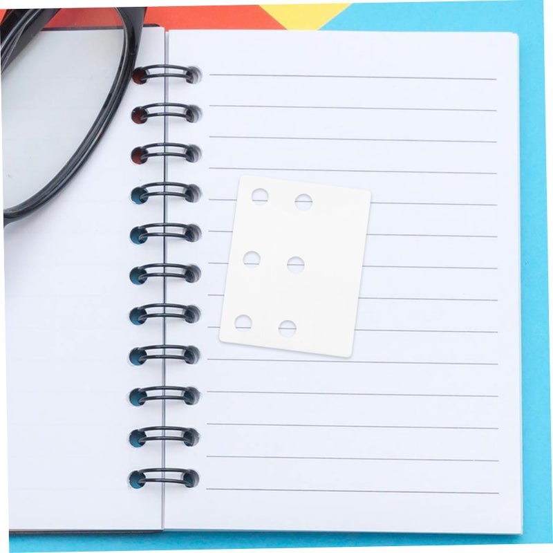 50pcs White Reinforcement Stickers Self Adhesive Labels for Paper Binders Notebooks Organizing Documents - Image 5