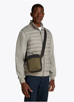TOMMY HILFIGER Men's Mini Crossover Handbag - Polyester, Green  - Image 2