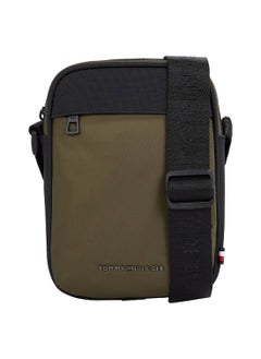 TOMMY HILFIGER Men's Mini Crossover Handbag - Polyester, Green  - Image 1