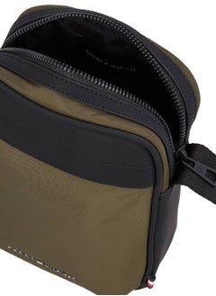 TOMMY HILFIGER Men's Mini Crossover Handbag - Polyester, Green  - Image 3