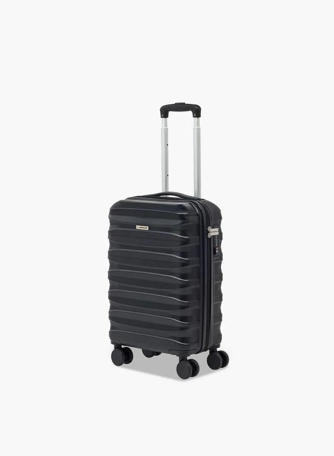 شو اكسبرس Textured Hardcase Luggage Trolley With Retractable Handle - Cabin
