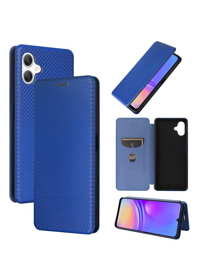 S-TOP Case For Samsung Galaxy A06 Carbon Fiber Texture Flip Leather Phone Case - Image 1