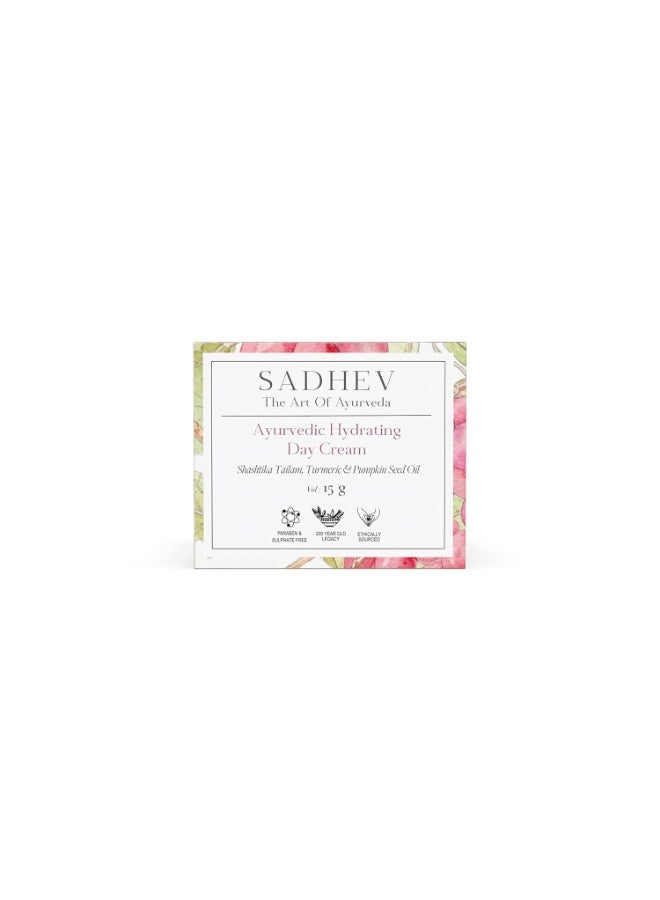 Sadhev Ayurvedic Hydrating Day Cream 15 gm - Image 2