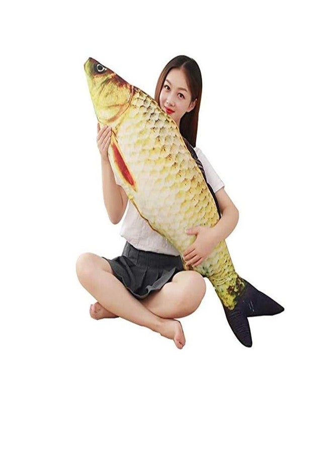 JULAN 3D Giant Soft Fish Cushion Pillow Carp Plush Pillow Stuffed Toy Throw Pillow for Home Decoration Gift Kids Pillow Stuffed Animal Toy (31inch/ 77cm) - Image 1
