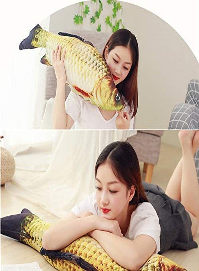 JULAN 3D Giant Soft Fish Cushion Pillow Carp Plush Pillow Stuffed Toy Throw Pillow for Home Decoration Gift Kids Pillow Stuffed Animal Toy (31inch/ 77cm) - Image 5