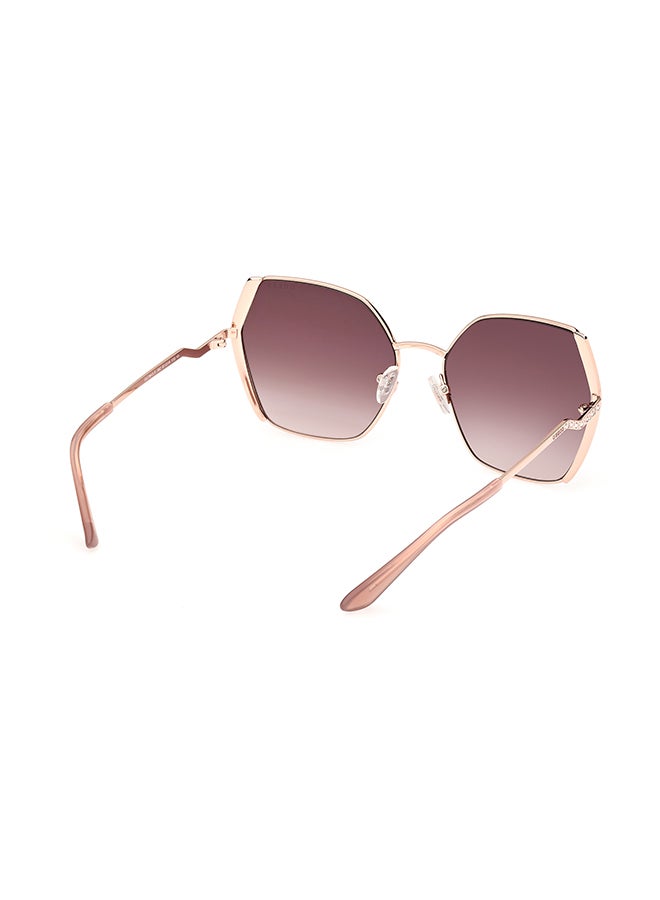 GUESS Women's UV Protection Hexagon Sunglasses - GU7843-S28Z61 - Lens Size: 61 Mm - Image 5