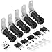 Cylinnda 5 Pack Black Cabinet Lock with Keys 112 RV Storage Locks Keyed Alike RV Locks for Storage Door Camper Toolbox RV Cam Locks with Manual Black 5 Pack 112 Inch - Image 2