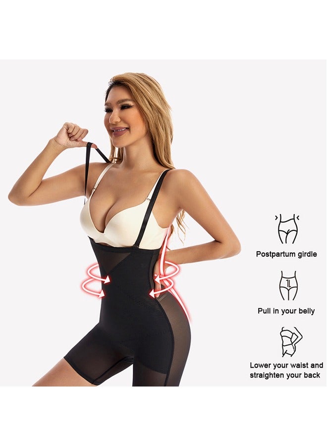 Ocean Womens Body Shaper, Abdominal Control Shaperwear, Slim Shaper Body Shaper Shapewear for Women, Conjoined Shapewear, Waist Lift Corset Body Tight Stomach（Black） - Image 2
