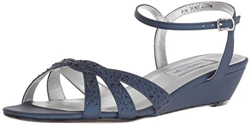 Touch Ups Women's Lena Sandal, Navy, 5.5 M US - Image 5