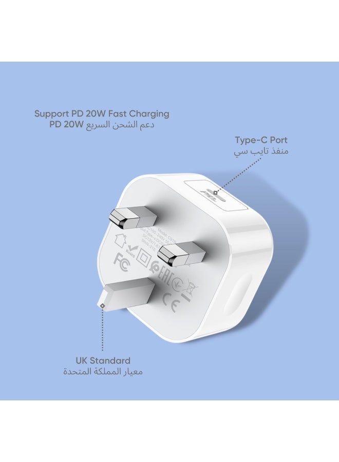 Hoco C91B 20W Fast charging adapter - Image 4