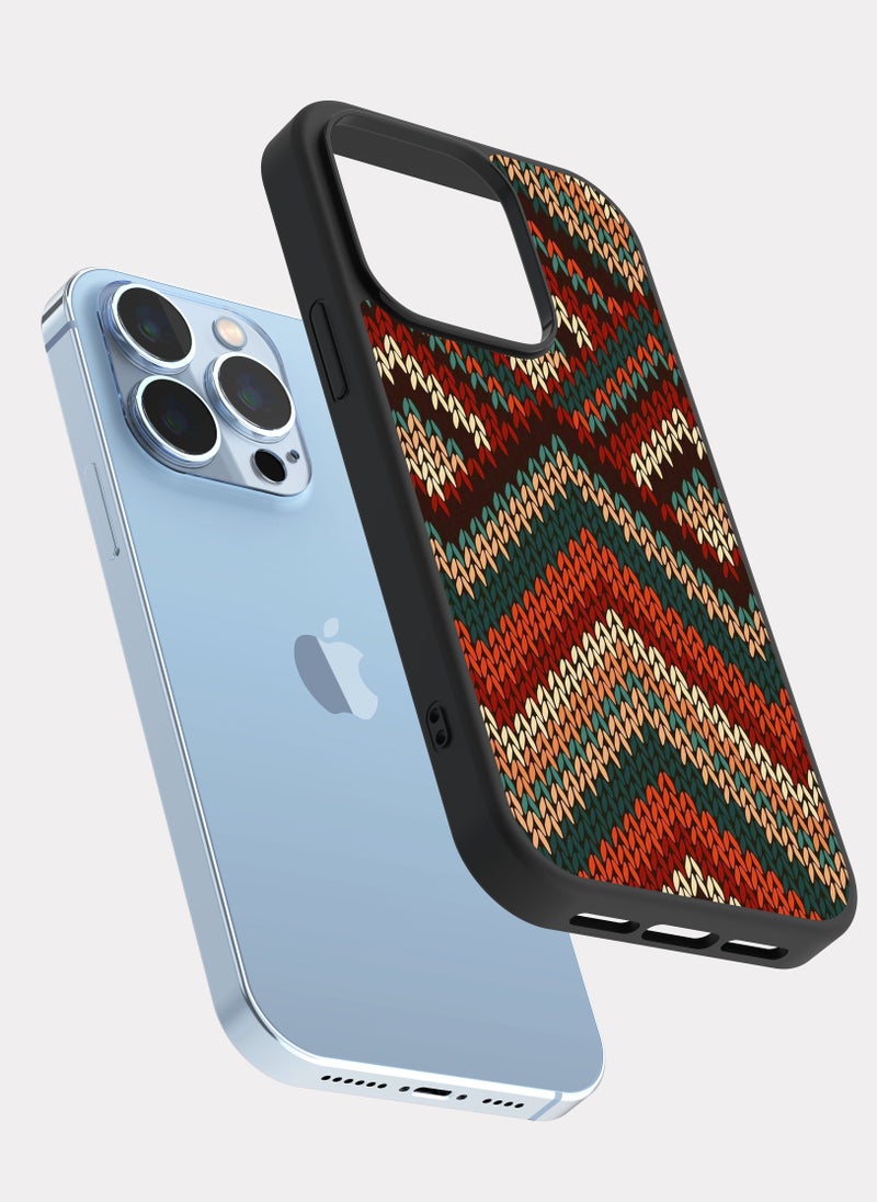 PXLAAT - iPhone 13 Pro case cover Canvas pattern - Image 1