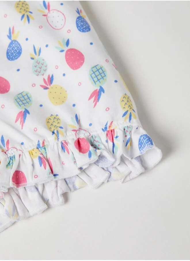 Zippy Pyjamas for Girls 'Pineapple', Pink/White