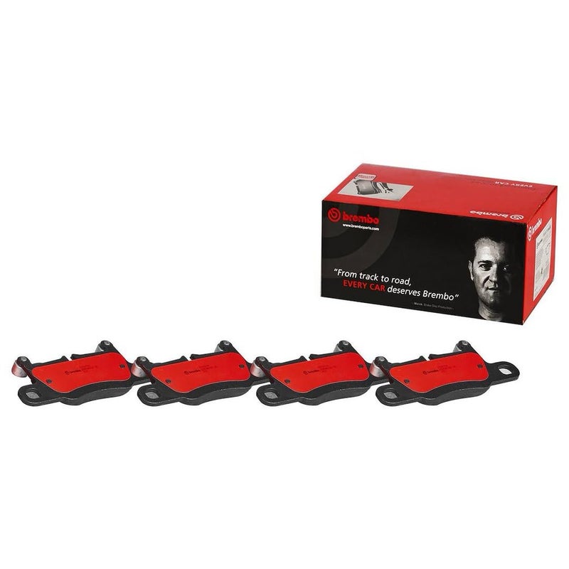 مجموعة وسادات الفرامل الخلفية السيراميكية الممتازة Brembo P65031N لسيارات PORSCHE OE 99135294900