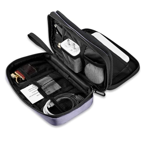 KUKLAR Travel Organizer Pouch Premium Zippered Case with Wrist Strap, Multi Pocket Storage Bag for Passport Documents, Cables Gadgets & Accessories Lightweight Durable & Portable(Grey) - Image 2