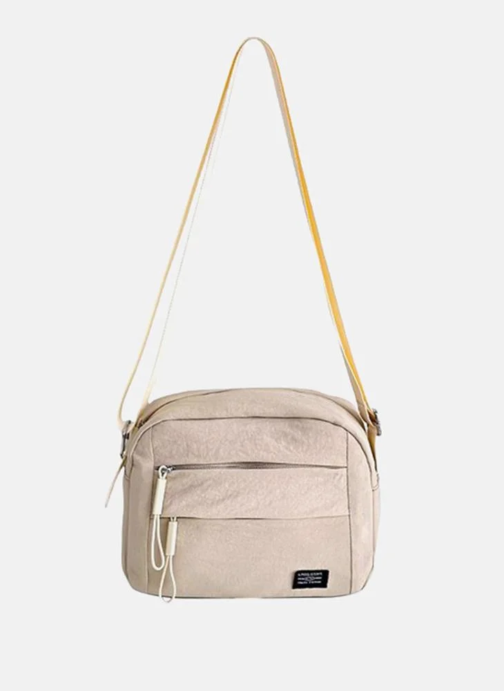 يونيكي Beige Plain Lifestyle Messenger Bag