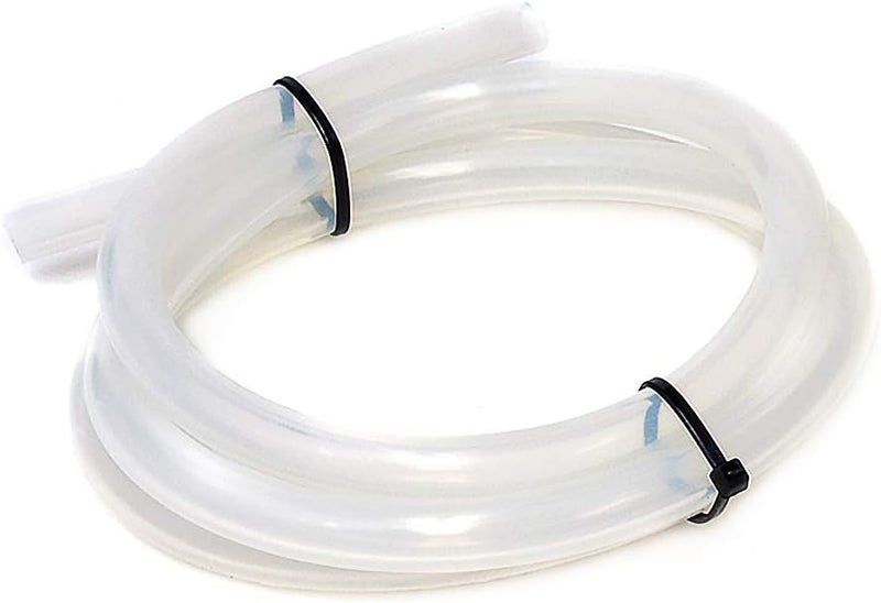 HPS HTSVH6-CLEARx5 Clear 5' Length High Temperature Silicone Vacuum Tubing Hose (60 psi Maxium Pressure, 1/4" ID) - Image 1