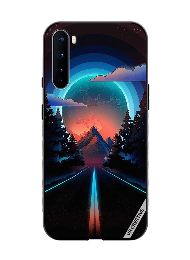 VR CREATIVE Protective Case Cover For OnePlus Nord Road To Paradise Design Multicolour - Image 1