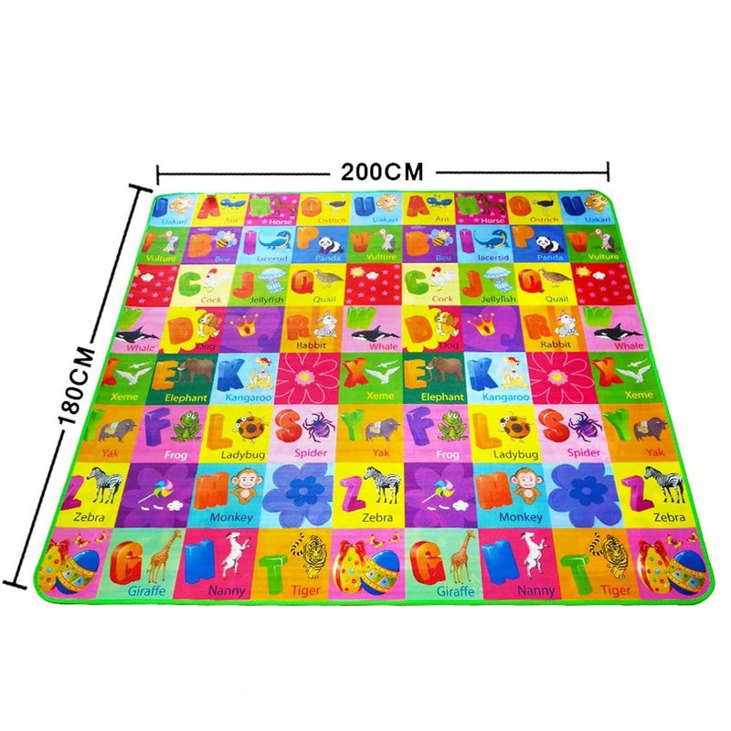 Baby Play Mat, Baby Crawling Mat, Reversible Foldable Crawling Mat Portable Baby Playpen with Mat for Outdoor for Infant - Image 3