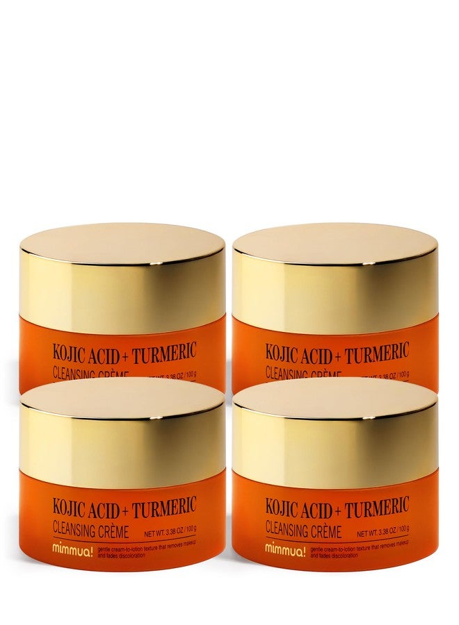 mimmua! KOJIC ACID TURMERIC CLEANSING CREME| Balm to Oil Cleanser | Makeup Remover Cleansing Cream | No Eye Stinging | Helps Even Tone & Fade Hyperpigmentation w/Consistent Use 100ml / 3.38 Fl Oz - Image 1