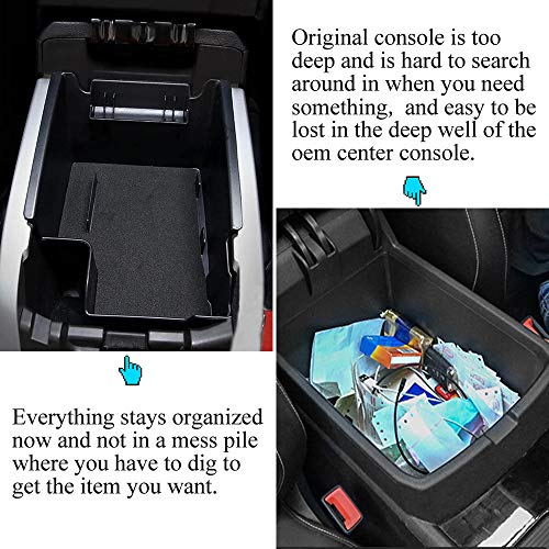 Vesul Center Console Storage Box Compatible with Ford Escape 2013 2014 2015 2016 ABS Tray Insert Armrest Organizer Glove Pallet - Image 4
