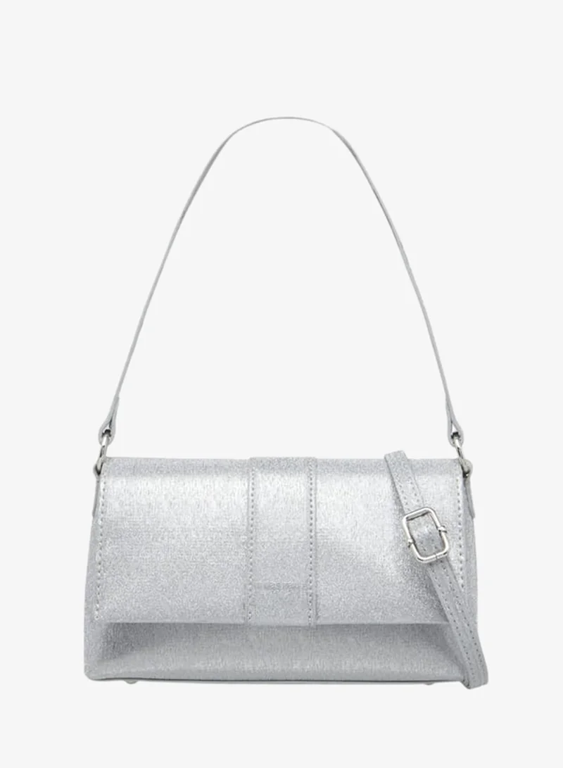 Women Textured Shoulder Bag with Magnetic Button Closure Ramadan Collection