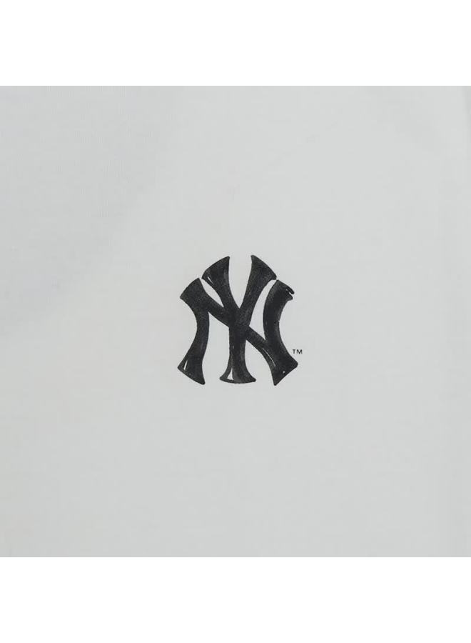 Mlb Uni Short Sleeve Back Logo Cooling T-shirt Sports Casual 26 New 3atsb0463-50whs-m - Image 3