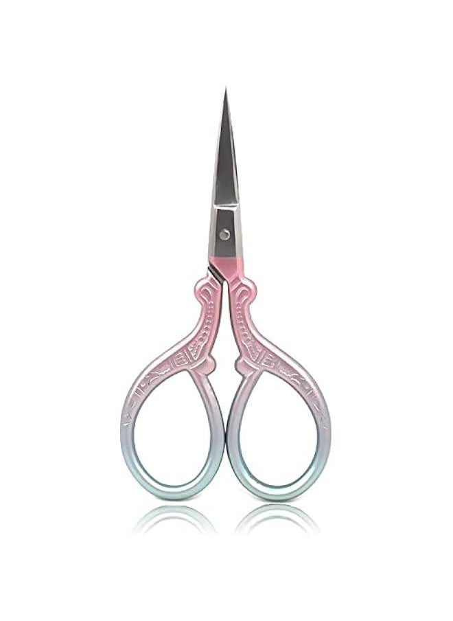 RYNX Small Stainless Steel Scissors for Sewing Embroidery and Crafts  - Image 1