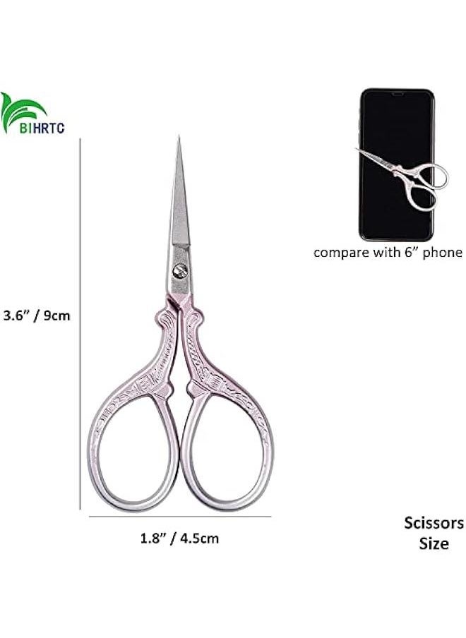 RYNX Small Stainless Steel Scissors for Sewing Embroidery and Crafts  - Image 2