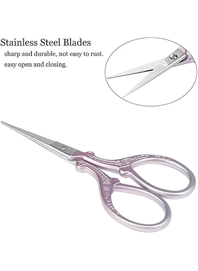 RYNX Small Stainless Steel Scissors for Sewing Embroidery and Crafts  - Image 3