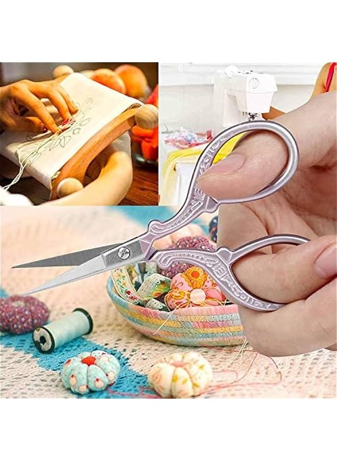 RYNX Small Stainless Steel Scissors for Sewing Embroidery and Crafts  - Image 5