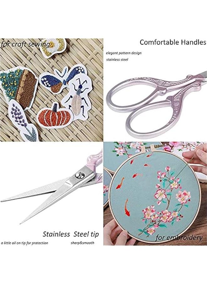 RYNX - Small Stainless Steel Scissors for Sewing Embroidery and Crafts - Image 1