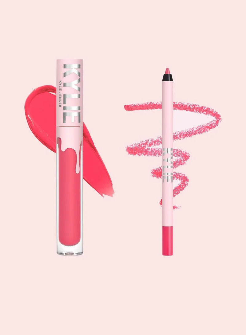 Kylie Cosmetics 2-Pc Velvet Lip Kit Regular 203 Party Girl