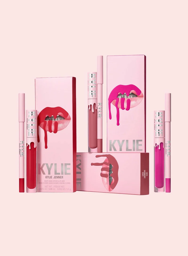 Kylie Cosmetics 2-Pc Velvet Lip Kit Regular 203 Party Girl