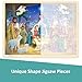 MoinKidz Wooden Nativity Puzzle 48 Piece Puzzles for Kids Ages 35 Nativity Set Christmas Puzzle for Kids Ages 48 - Image 4