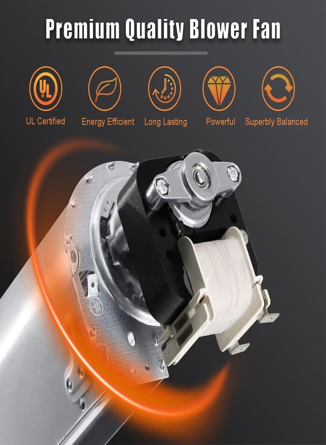 Criditpid مروحة نفخ Criditpid UZY6 لمواقد Superior و Lennox و BIS و Astria، مروحة نفخ بديلة PR-UZY6 لموقد الحطب BIS Nova. - Image 3